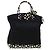 Bolsa LOUIS VUITTON Vernis Dot Infinity Lockit MM Preto M40682 Auth ar9434b Branco
