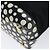 Bolsa LOUIS VUITTON Vernis Dot Infinity Lockit MM Preto M40682 Auth ar9434b Branco - vista 14