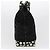 Bolsa LOUIS VUITTON Vernis Dot Infinity Lockit MM Preto M40682 Auth ar9434b Branco - vista 3