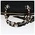 Bolsa LOUIS VUITTON Vernis Dot Infinity Lockit MM Preto M40682 Auth ar9434b Branco - vista 7
