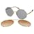 Chloé óculos de sol Chloe CH0041S 002 Multicor Dourado Metal  ref.929434