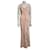 Vera Wang Draped and ruffled ball gown from chiffon in Blush Pink Polyester  ref.929445