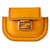 Fendi Baguette Orange Leder  ref.929693