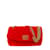 BB Round BALENCIAGA Handtaschen T.  Stoff Rot Leinwand  ref.930299