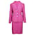 Conjunto de vestido e jaqueta YSL Variation Saint Laurent Rosa  ref.930353