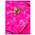 Versace Einteiliger Badeanzug aus Velours mit Ausschnitten Fuchsia Fuschia - Ansicht 3