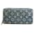 Louis Vuitton Zippy Wallet Blue Denim  ref.930652
