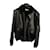 YVES SAINT LAURENT JacketsIT44Leather Black  ref.931405