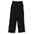 Hermès Un pantalon, leggings Laine Noir  ref.931415