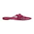 Tongs Chanel Jelly Camellia Plastique Rose  ref.931447
