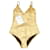Chanel T.40 Light gold swimsuit Golden Polyamide  ref.932691