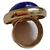 Lanvin Lapis Lazuli Ring Oval Goldfarben Blau Golden - Ansicht 2