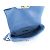 Chanel 19 Borsa con patta in pelle trapuntata media Blu - vista 5