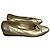 Timeless CHANEL Bailarinas T.UE 37 cuero Dorado