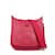 Evelyne Hermès HERMES  Handbags T.  Leather Dark red  ref.934121