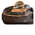 Louis Vuitton horizon 55 Brown Cloth  ref.934283
