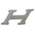 Hermès NEW HERMES H SPEED PR LINK BELT BUCKLE 32MM PVD MATTE SILVER BELT BUCKLE Silvery  ref.934368