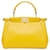 Fendi Peekaboo Mini Bag in YELLOW nappa leather  ref.934470