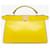 FENDI Peekaboo ISeeU East-West Fendi bag in leather Yellow  ref.934476