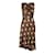 Moschino Polka Dot Dress Brown Silk  ref.934590