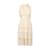 Moschino Layered Dress Cream Silk  ref.934642