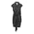 Moschino Cheap and Chic Star Printed Wrap Dress Black Silk  ref.934644