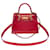 Hermès HERMES Kelly Mini Bag aus rotem Leder - 101228  ref.934653