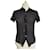 Eric Bompard Shirt, Black silk,Taille S;  ref.934658