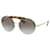 Prada Sunglasses Brown Metal Plastic  ref.934670