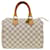 Louis Vuitton Damier Azur Speedy 25 handbag White Leather  ref.934672