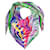Hermès HERMES silk scarf "la rubiziana the multicolored pink green shield" Multicolored-100682  ref.935845