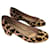 Autre Marque Zapatillas de ballet Estampado de leopardo Cuero  ref.935899