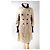 Abrigo Brunello Cucinelli de Cuero y Cachemira Beige Gris - vista 3