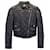 Burberry Quilted Biker Jacket in Black Leather  ref.936004