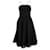 Dolce & Gabbana gerafftes Spitzenkleid aus schwarzer Baumwolle  ref.936011