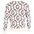 Maglione in maglia monogramma Jacquard Casablanca in mohair multicolor - vista 3