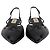 Timeless Décolleté Slingback con logo Chanel CC in pelle nera Nero - vista 2
