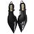 Timeless Décolleté Slingback con logo Chanel CC in pelle nera Nero - vista 4