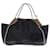 Stella Mc Cartney Stella McCartney Falabella Large Tote Bag in Black Faux Leather Synthetic Leatherette  ref.936056