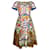 Dolce & Gabbana Majolika-Kleid aus mehrfarbiger Baumwolle Mehrfarben  ref.936141