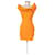Karen Millen Kleider Orange Polyester Elasthan  ref.936193