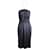Dolce & Gabbana Robe ornée de bijoux en soie noire  ref.936931