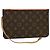 LOUIS VUITTON Monogramm Neverfull MM Beutel Zubehörbeutel LV Auth 43066