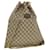 GUCCI GG Canvas Shoulder Bag PVC Leather Beige 97.19.302 auth 42832  ref.937140
