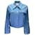 3.1 Phillip Lim Azure Blue Utility Trench Bomber Jacket Cotton  ref.937237