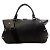 Akris Black Pebbled Leather 2 WAY bag