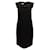 Akris Punto Ärmelloses Kleid aus schwarzem Woll-Boucle-Tweed Wolle  ref.937293