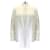Blusa blanca de crepé con detalle de cremallera y manga larga con parte delantera abierta Akris Blanco Viscosa  ref.937315