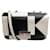 Calvin Klein 205W39NYC Noir / Sac à rabat blanc Billie Cuir  ref.937363