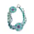 Erickson Beamon Turchese / Collana con cerchio di perline viola Blu